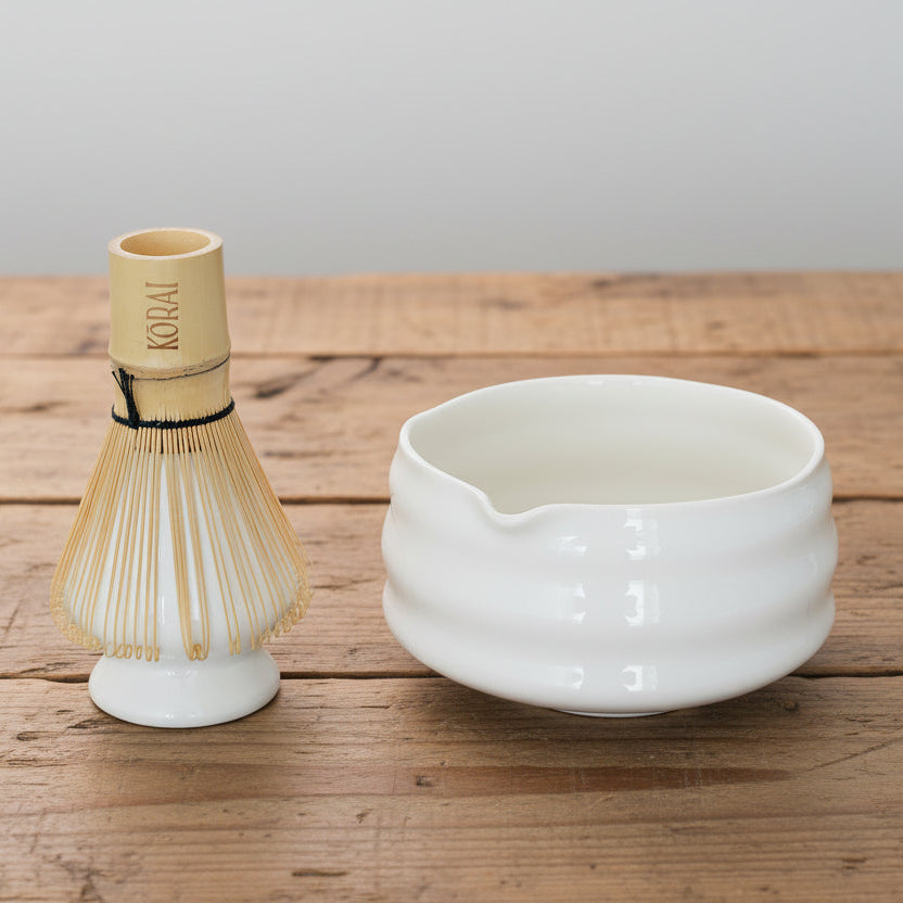 BOL CERÁMICA "HIKARI CHAWAN" + SOPORTE CHASEN