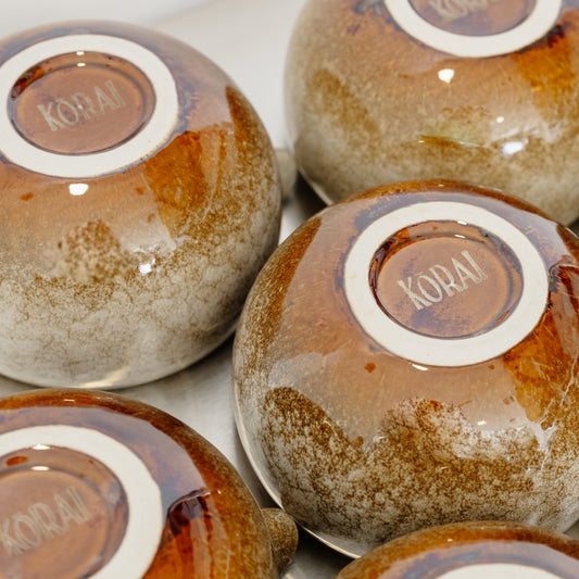 BOL CERÁMICA "TSUCHI CHAWAN" + SOPORTE CHASEN