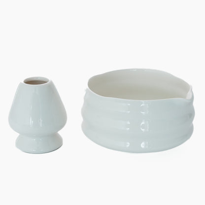 BOL CERÁMICA "HIKARI CHAWAN" + SOPORTE CHASEN