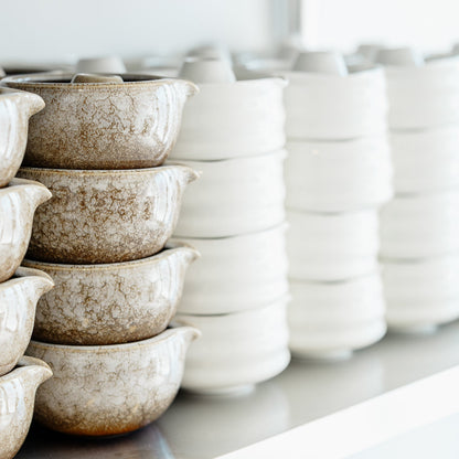 BOL CERÁMICA "HIKARI CHAWAN" + SOPORTE CHASEN